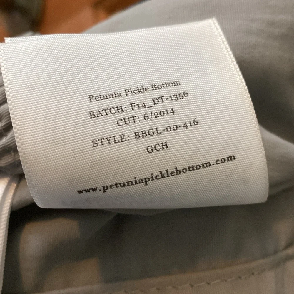 Petunia Pickle Bottom Black/Off White Geometric Backpack computer or diaper bag